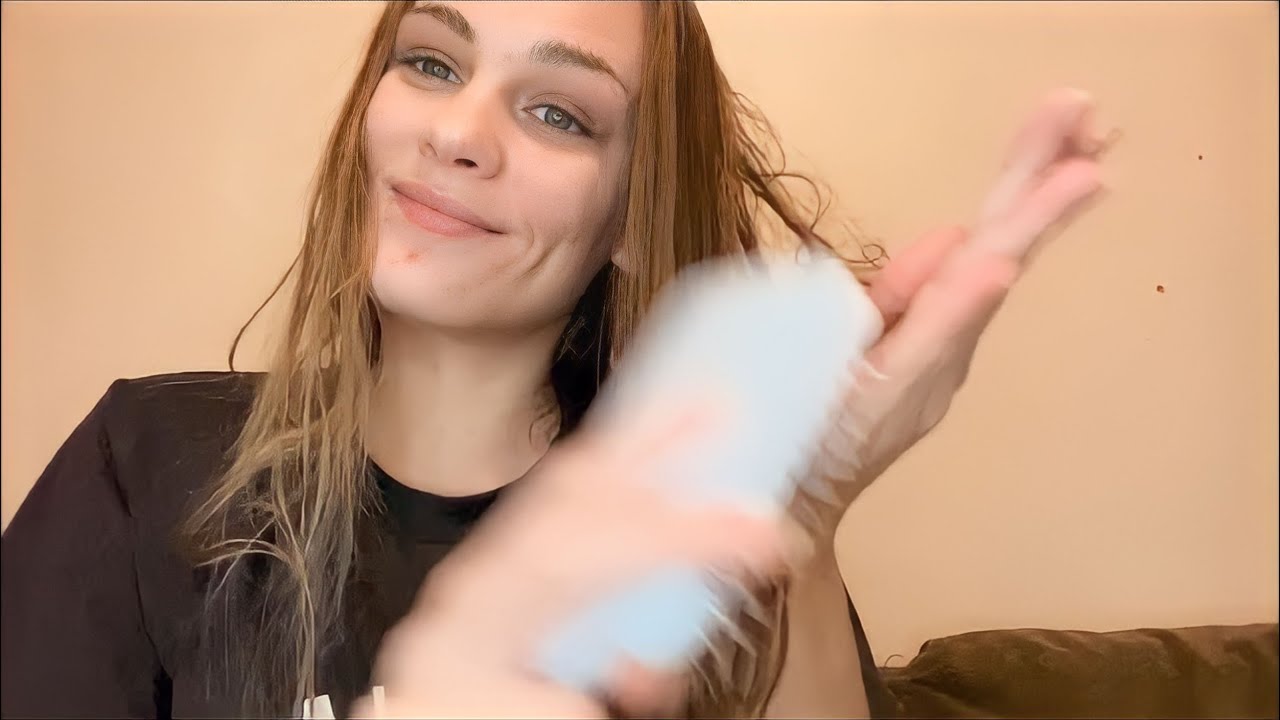 Asmr hair brushing