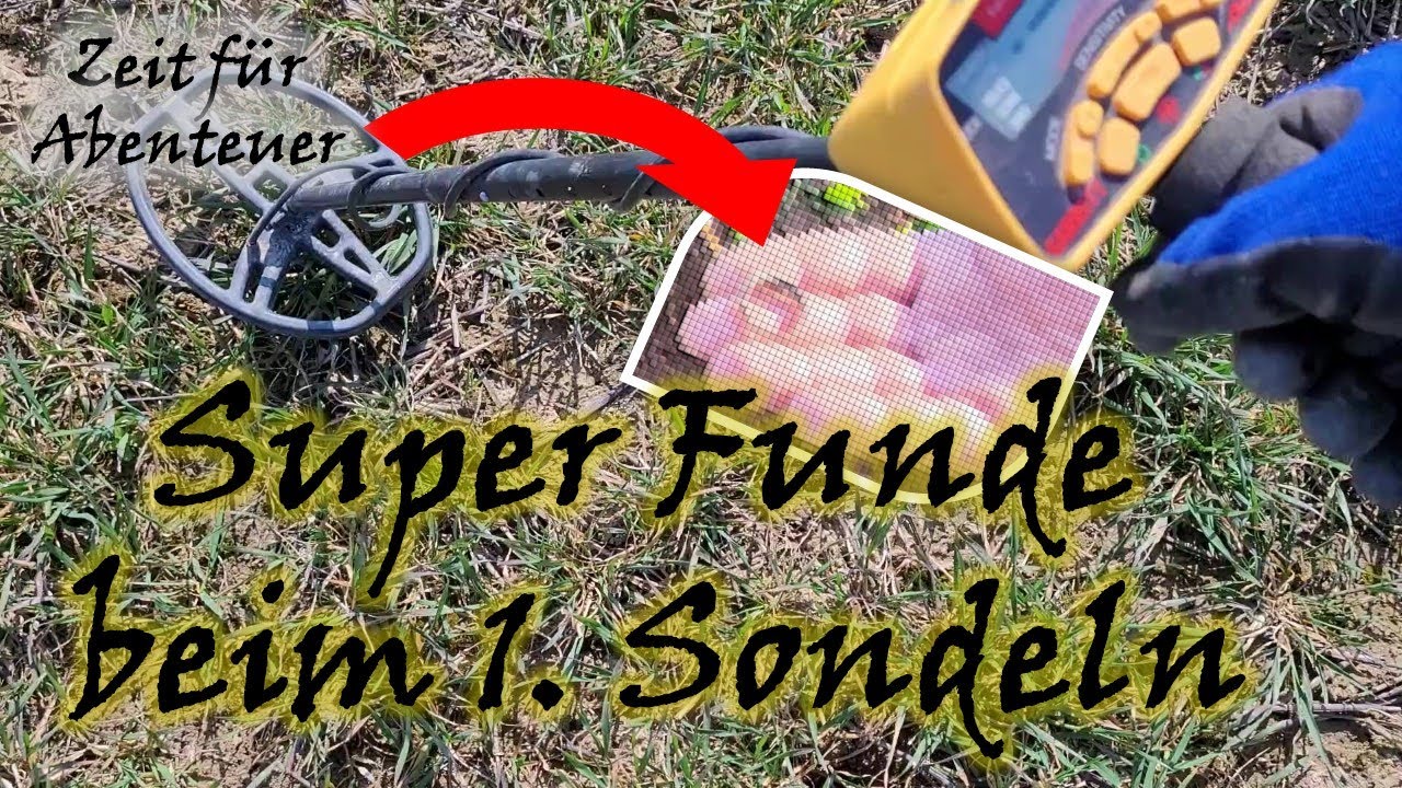 Sondeln - 1. Schatzsuche auf meinem Kanal - Bester Fund zum Schluß