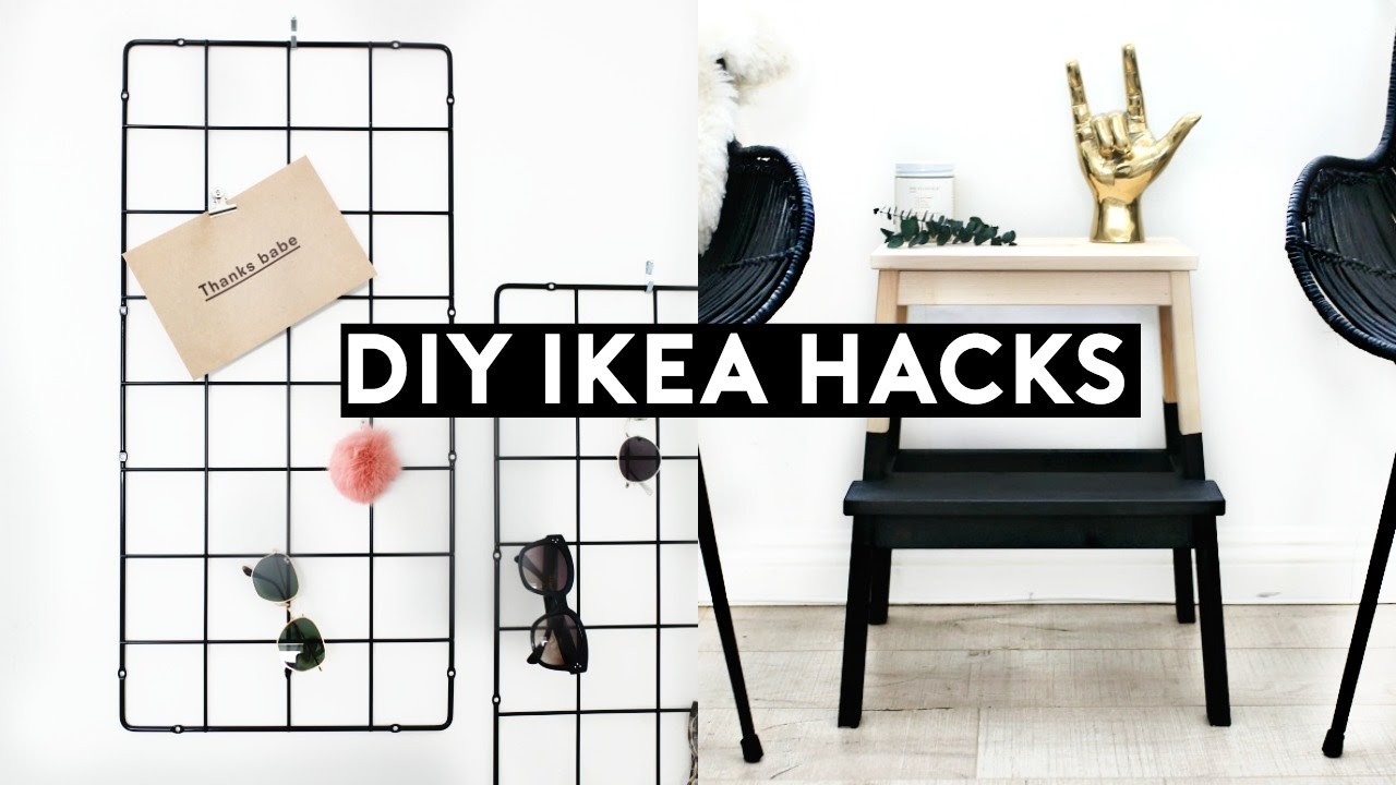 DIY IKEA HACKS | DIY MINIMAL ROOM DECOR! SIMPLE & CHEAP