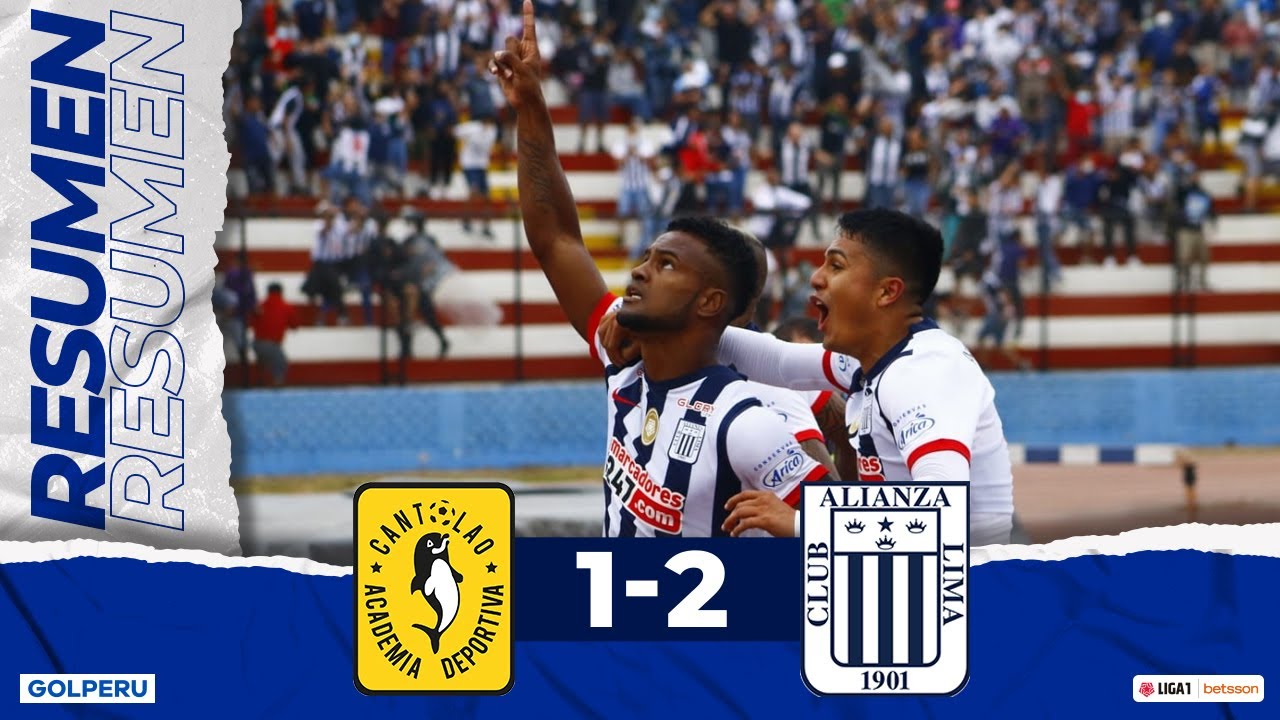 Resumen: Academia Cantolao vs Alianza Lima (1-2) 
