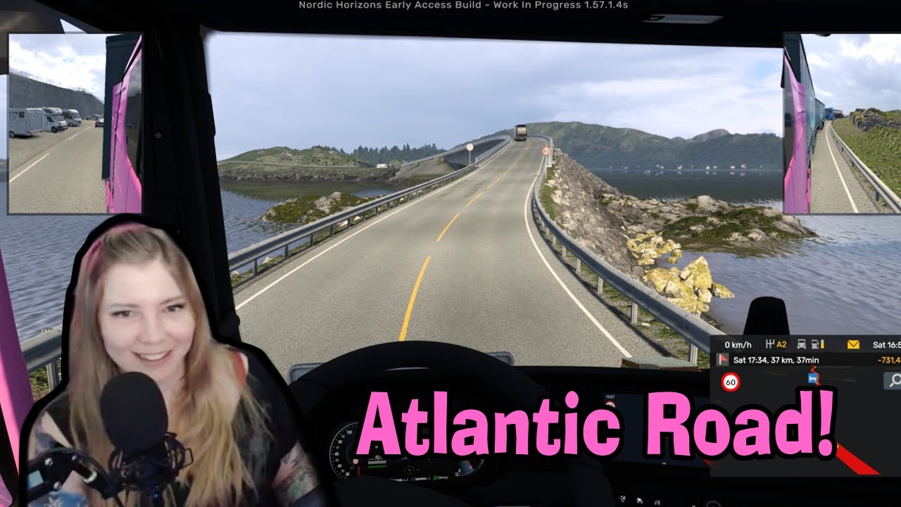 Фотосессия на Атлантической дороге, Норвегия! ETS2 DLC Nordic Horizons