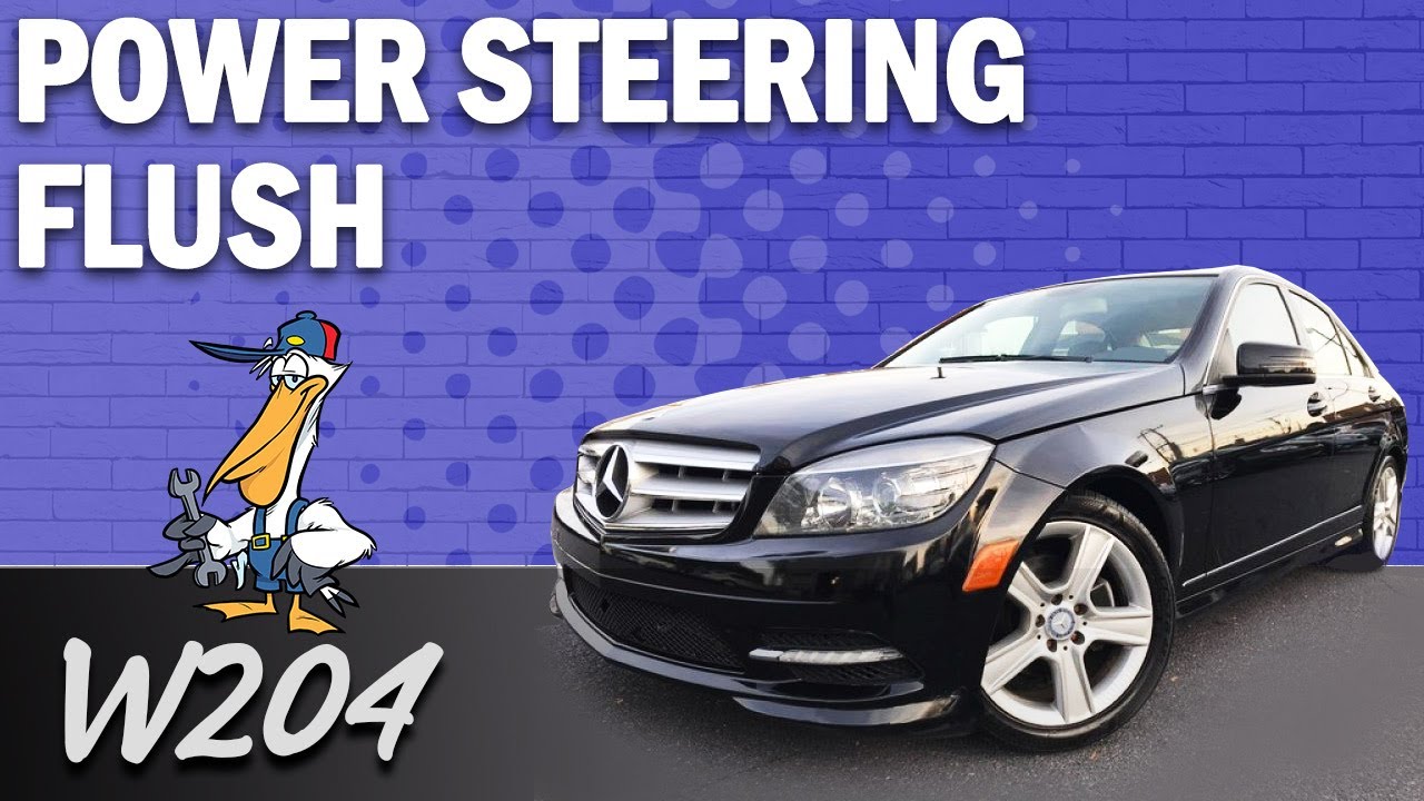 Промывка гидроусилителя руля Mercedes-Benz W204 C-Class
