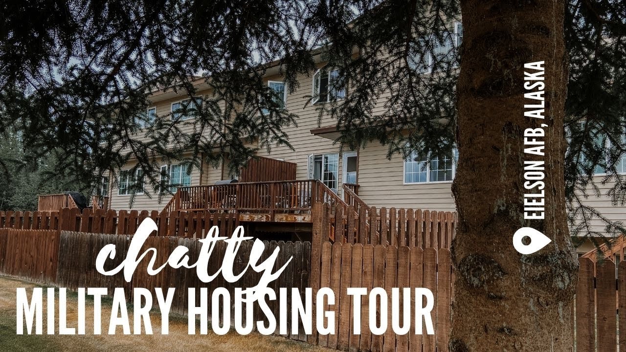 MILITARY HOUSING TOUR | CHATTY HOUSE TOUR | EIELSON AFB, ALASKA BASE HOUSING