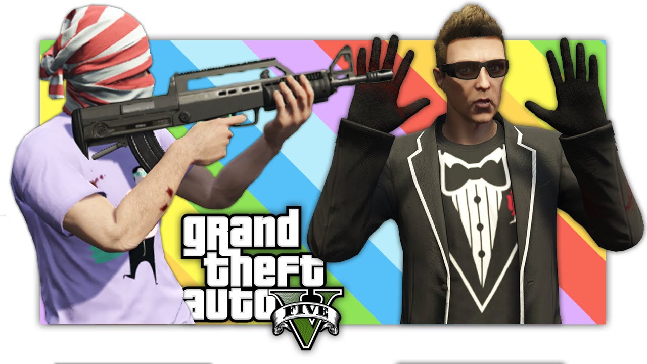 TERRORISTI SUL TRENO! - GTA 5 ITA Funny Moments w/ AnItalianN00b & LuCazz