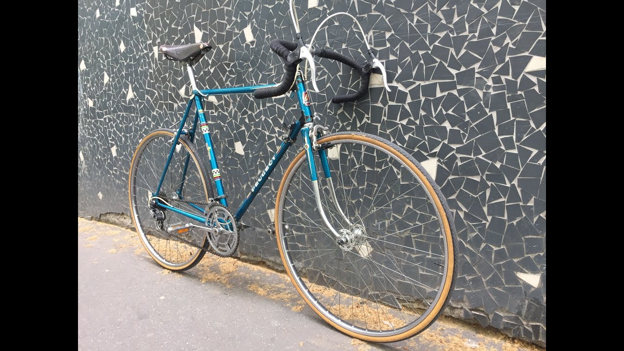Restauration vélo vintage demi-course Peugeot année 1975 Remontage