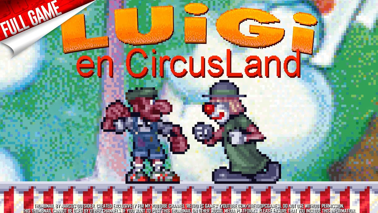 Luigi en CircusLand (PC DOS, 1994) Longplay