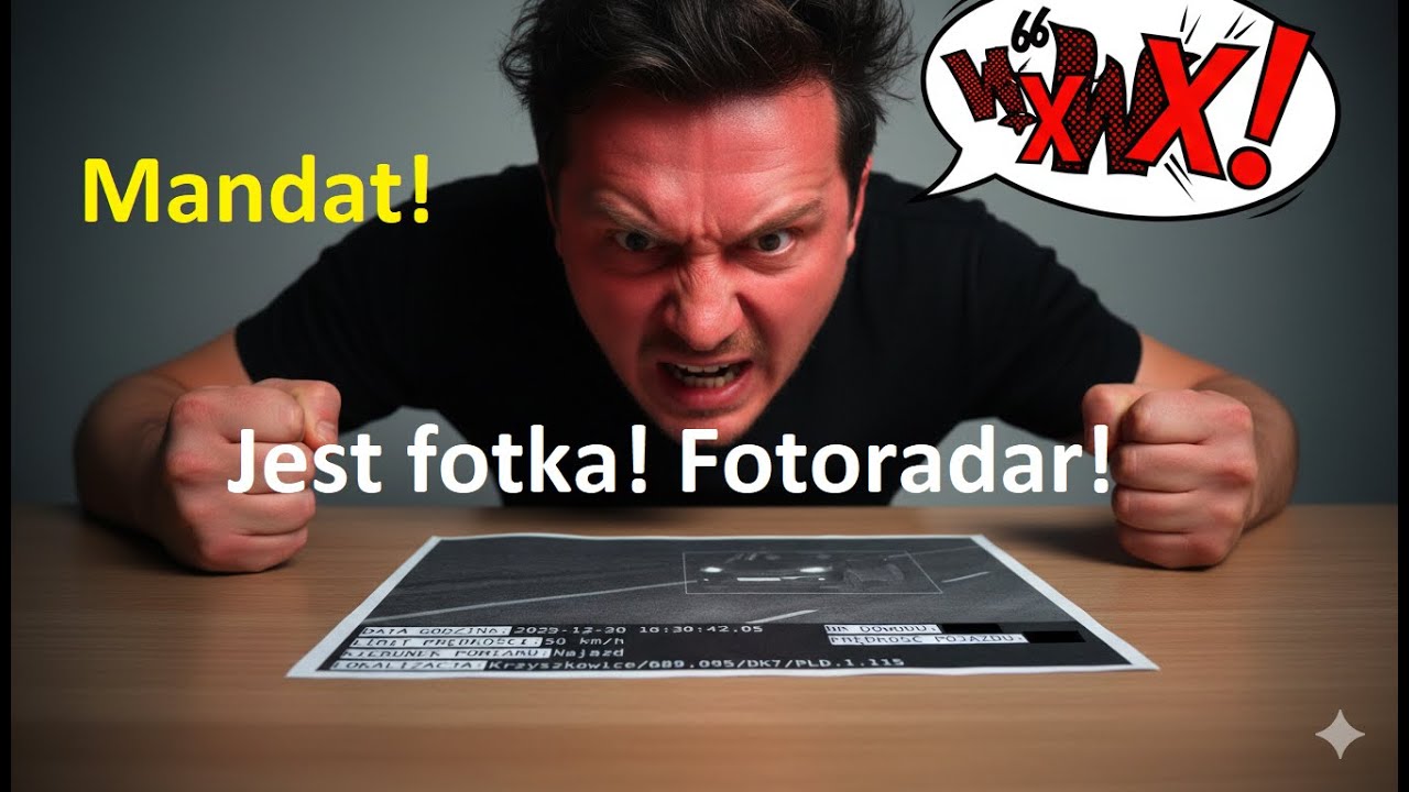 Przyszła fotka i mandat po 3 tygodniach | Fotoradar | Krzyszkowice