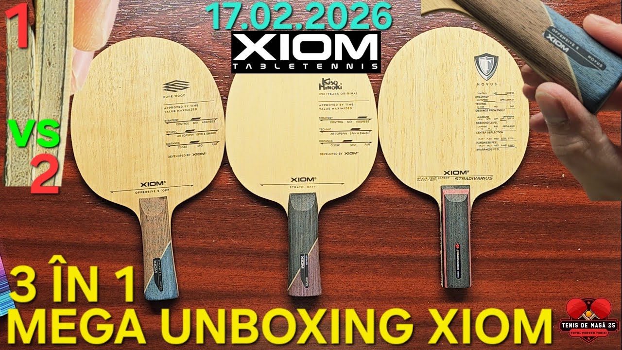 UNBOXING EXCLUSIV XIOM (3 ÎN 1) - LEMN DE JUCAT, DE TESTAT, DE COLECȚIE