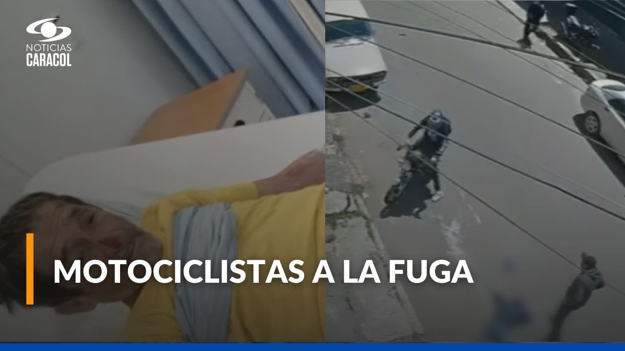 Motociclista atropelló a adulto mayor en Bogotá y huyó: el abuelito está en UCI