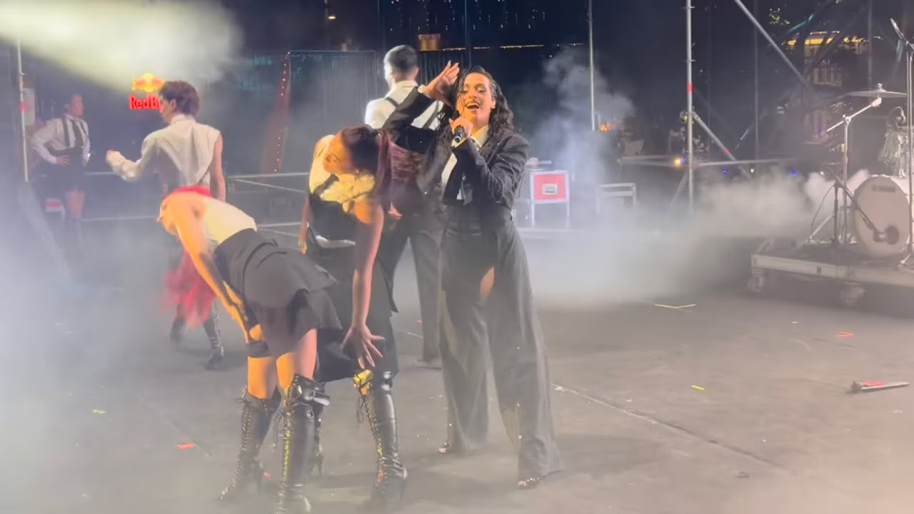 Chanel Terrero - Eurovision 2022 - video di Augusto Contini in Plaza España a Madrid