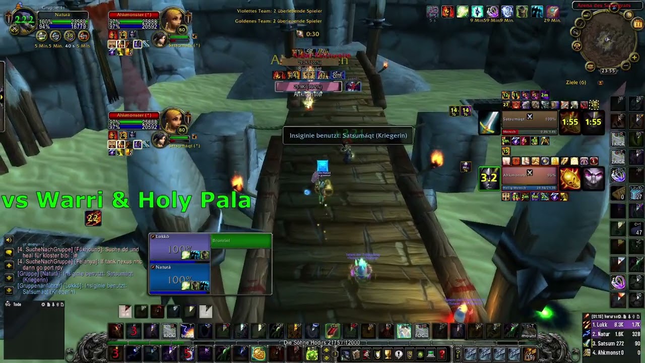 WoW wotlk ele destro 2v2 season 7 n°3