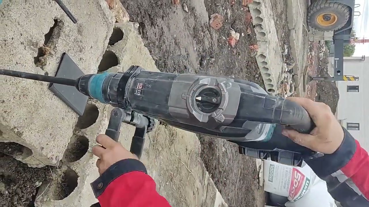 Самый мощный#аккумуляторный#перфоратор. Makita HR006G.