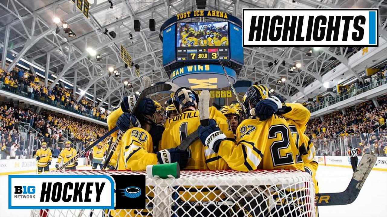 Ohio State at Michigan | Highlights | 2023 Big Ten Hockey Tournament | March 11, 2023