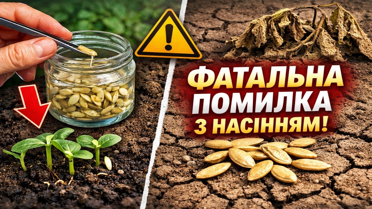 ЗАМОЧУВАТИ ЧИ СІЯТИ СУХИМИ? Головна помилка 95% дачників із насінням огірків.