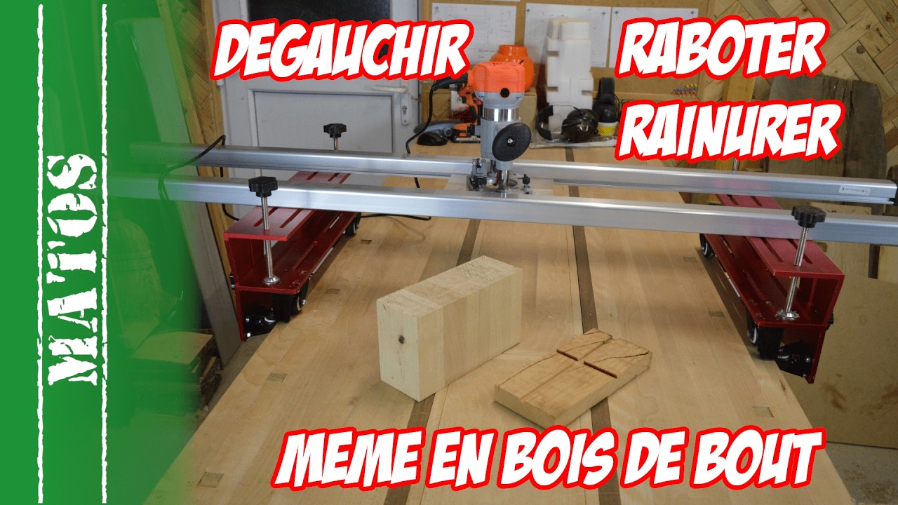 Dégauchir sans dégauchisseuse, c'est possible ? Oui, mais pas que...