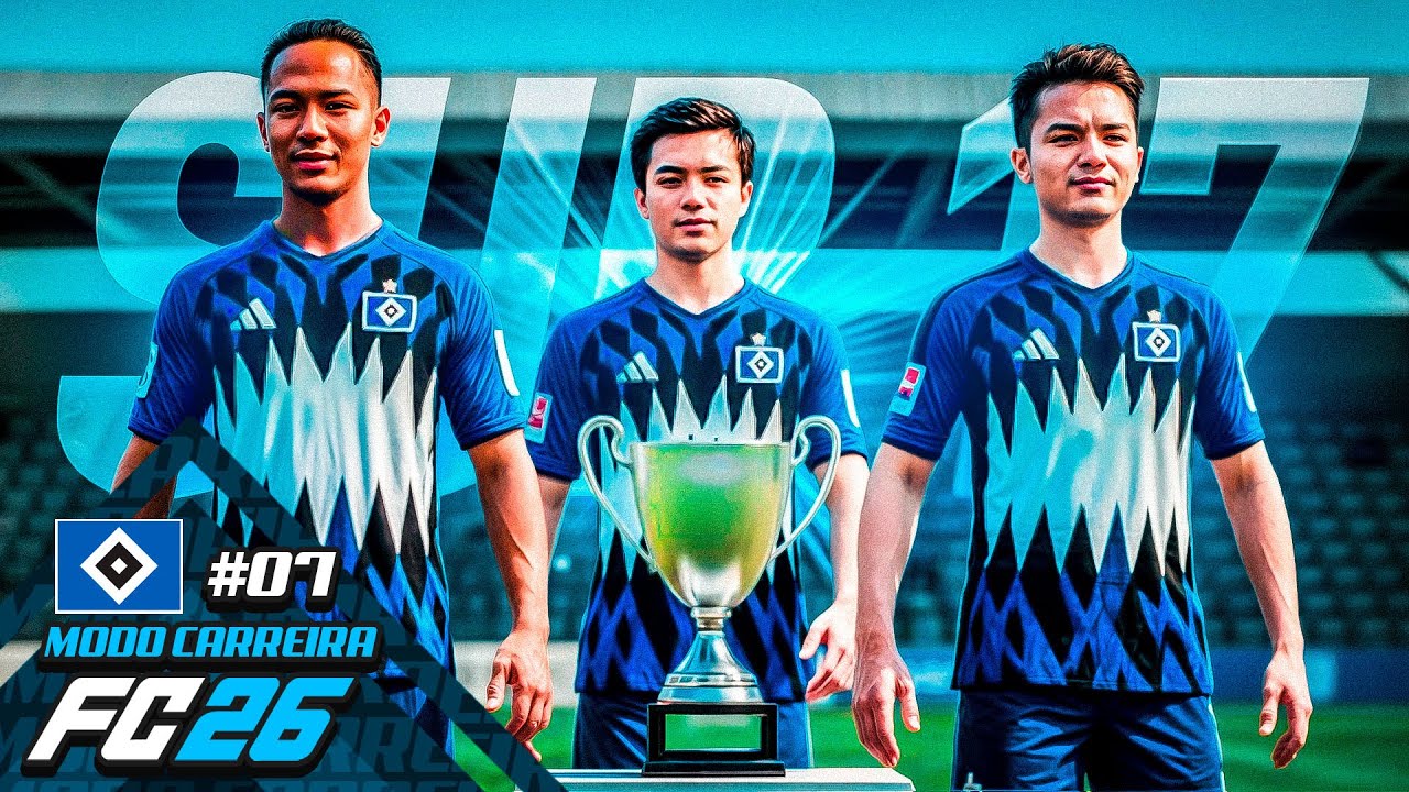 OLHA O QUE ESSES GAROTOS FIZERAM! 😱 Torneio da BASE do HAMBURGO no FC 26!