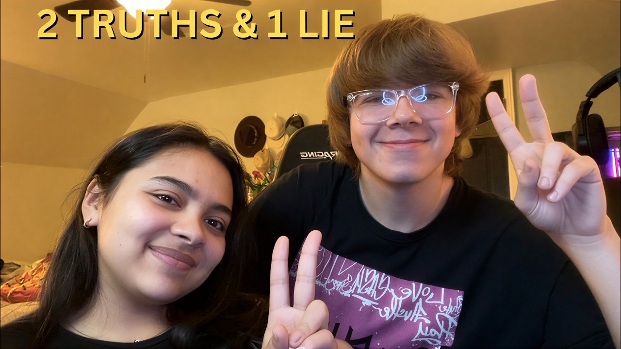 Me And My Girlfriend Do 2 Truths & 1 Lie *FUNNY*