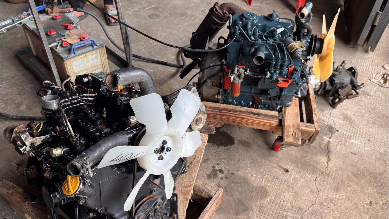 Động Cơ Kubota D722 Và Yanmar 3T74 LH 0908875468
