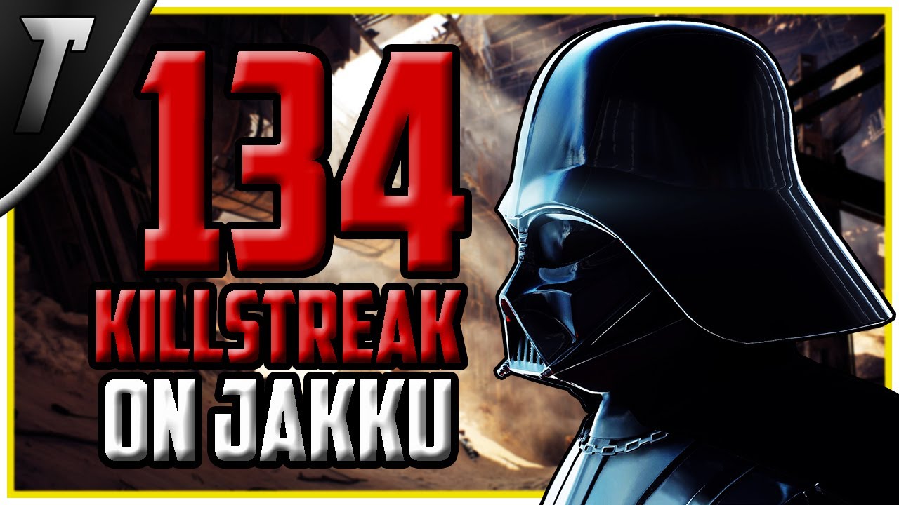 Star Wars Battlefront 2 Darth Vader 134 Killstreak (Jakku)