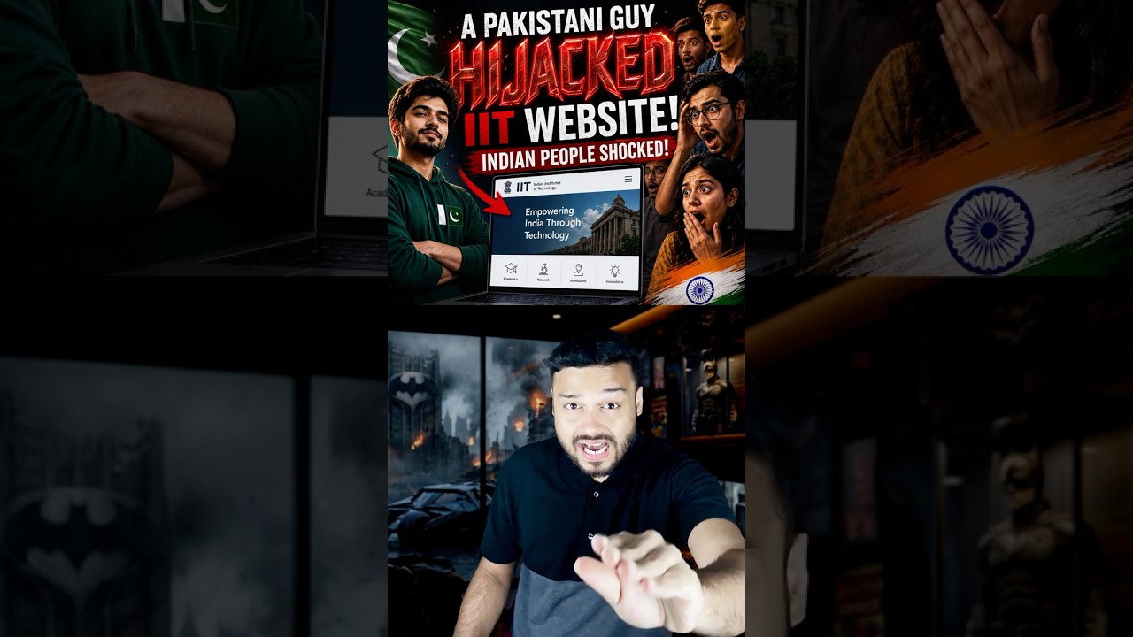 Indians Deeply Shocked! Shameless Pakistani Guy Hacked India&rsquo;s IIT Website! #shorts