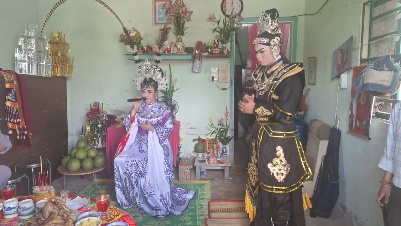 trích đoạn thần nữ - ns huyền trân - ns xuân hương - ns vương minh châu 