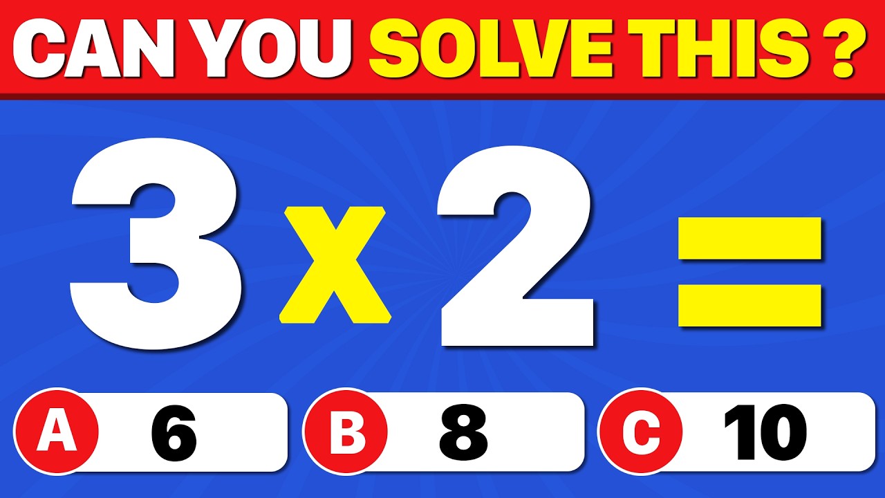 CAN YOU PASS THIS MATHS QUIZ? 🔢🔥 EASY TO IMPOSSIBLE 😱 | THE ULTIMATE MATH QUIZ 🏆QUIZ MELT