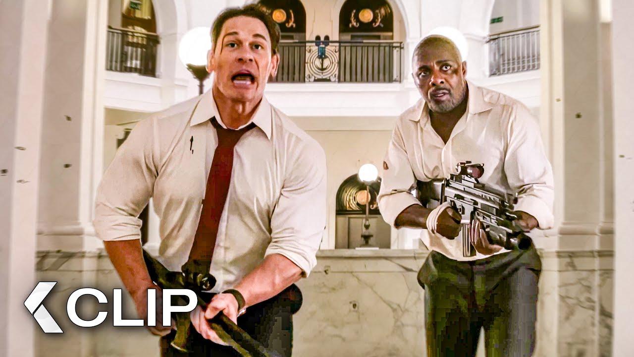 John Cena and Idris Elba Fight Russian Terrorists - HEADS OF STATE Clip (2025)