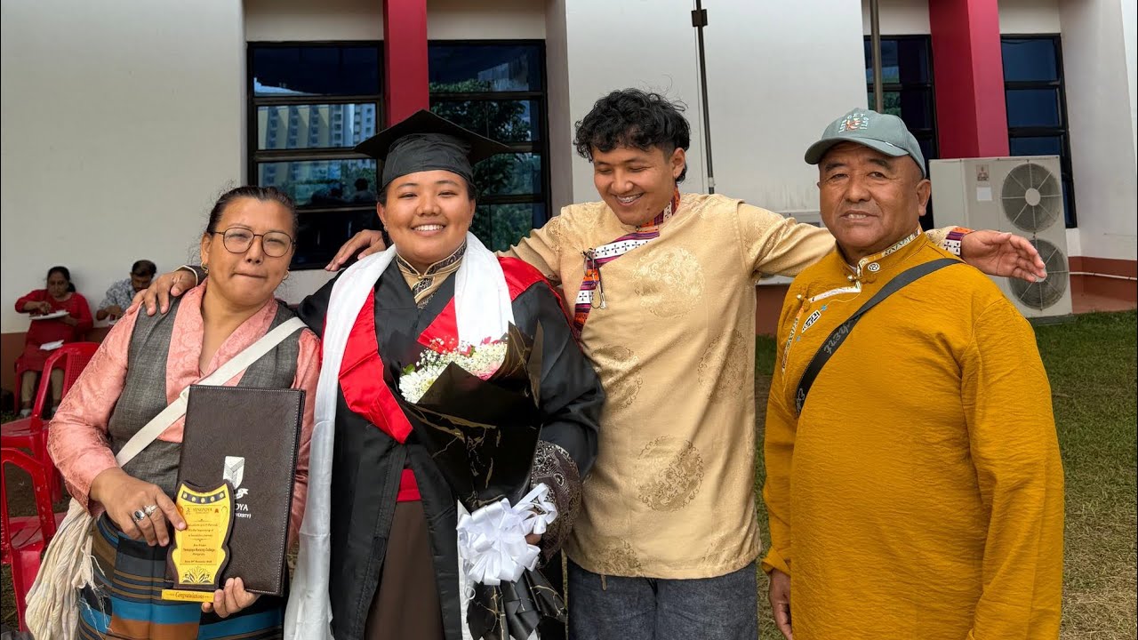 My sister graduation ￼ //TIBETAN VLOGER// vlog