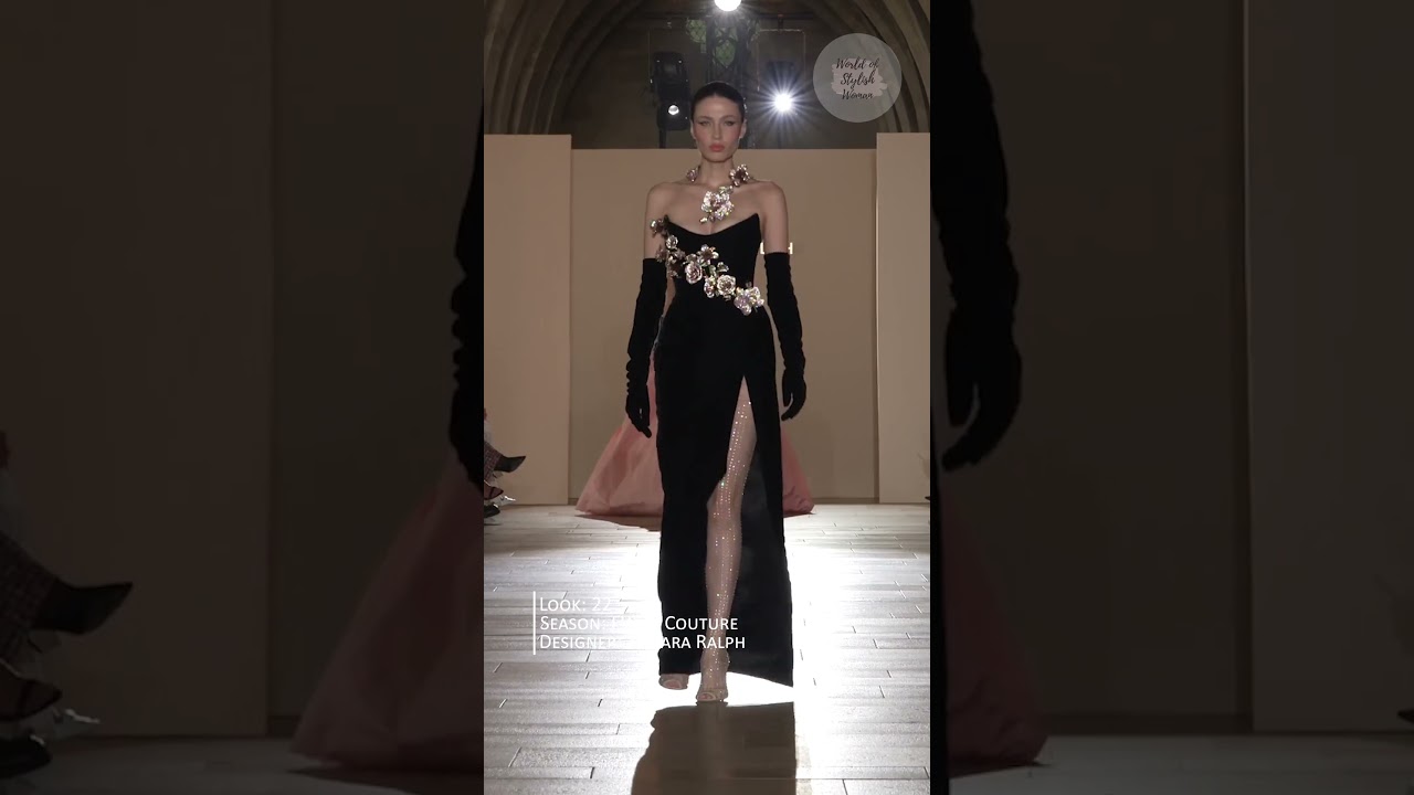 TAMARA RALPH | Look 22 | FW24 Couture | Quick Looks #fashion #fashionshow #hautecouture