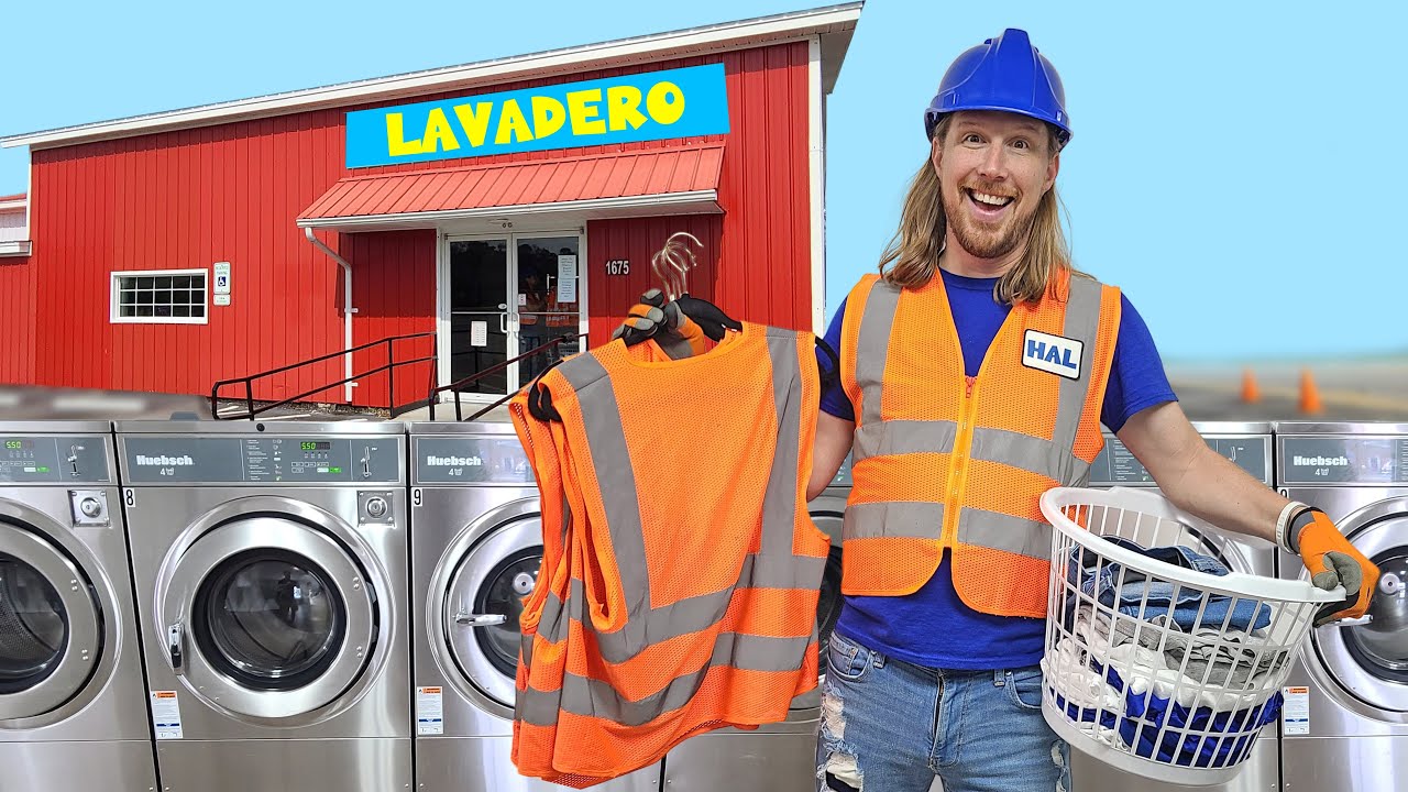 Aprende sobre lavanderías, lavadoras y secadoras de ropa | Lavandería para niños