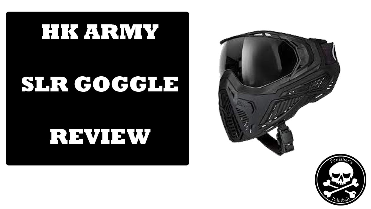 HK ARMY SLR GOGGLE REVIEW - NEW Mask from HK Army Paintball!