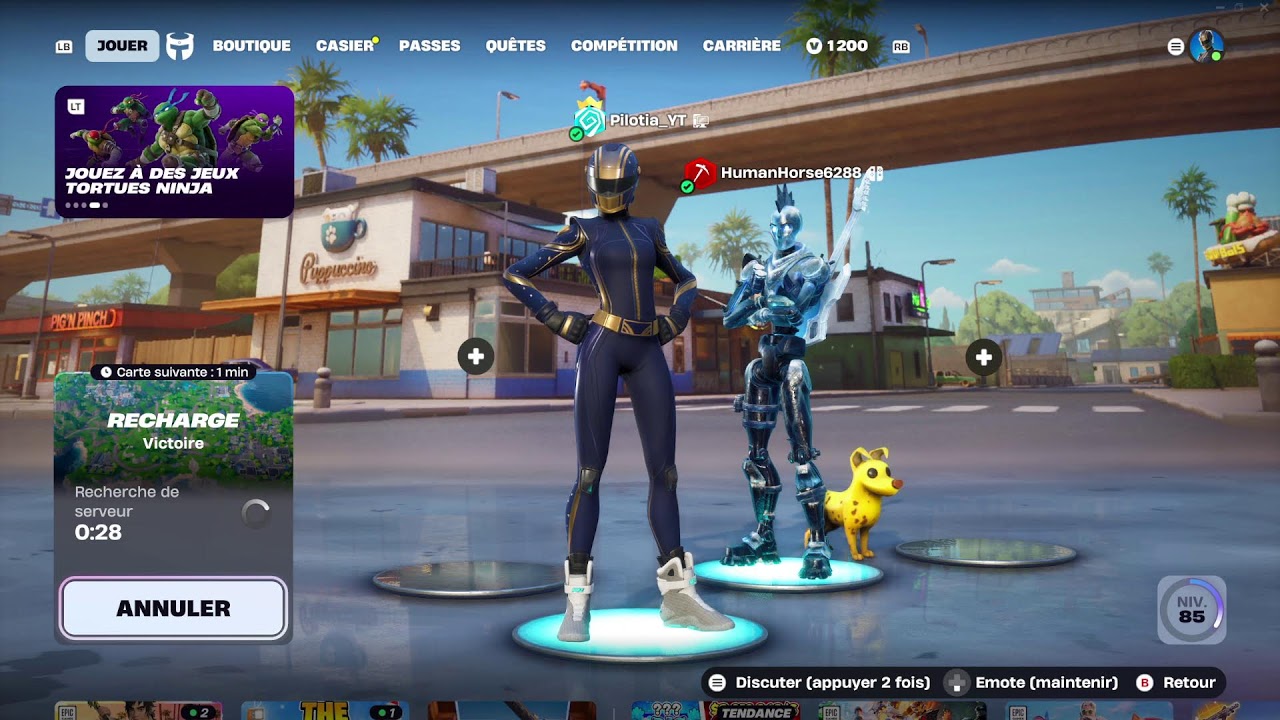 live fortnite avec un pote