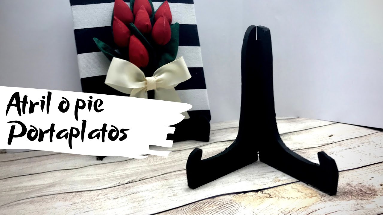 SOPORTE ó PIE PORTA PLATOS FACILÍSIMO/EASEL BRACKET