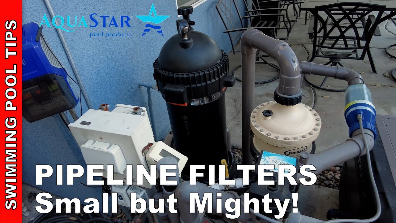 AquaStar Pipeline Filters, Compact Size & Awesome Flow -A Real Game Changer for Pool Filtration!