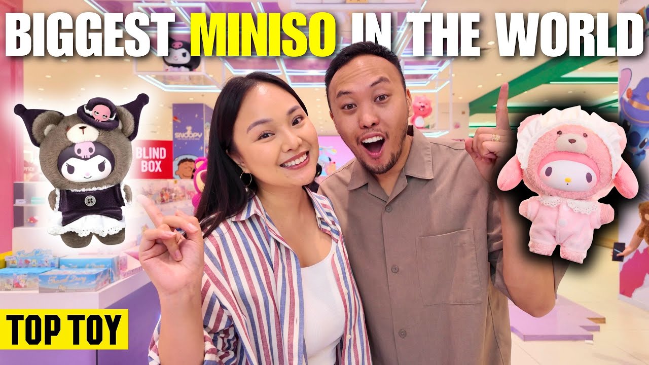 Inside The WORLD’S BIGGEST MINISO + Sanrio Blind Box Unboxing