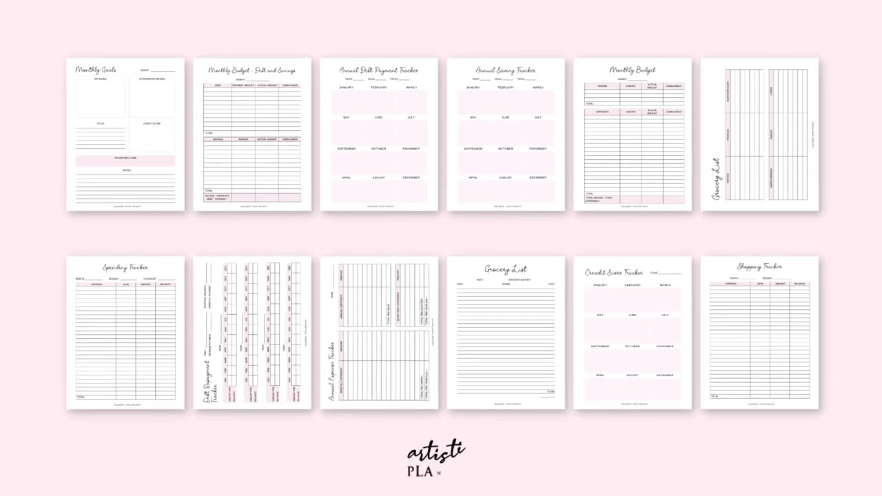 ULTIMATE BUDGET PLANNERS - 65 PAGES #planner #financialplanning  #budgetplanning #businessplanning