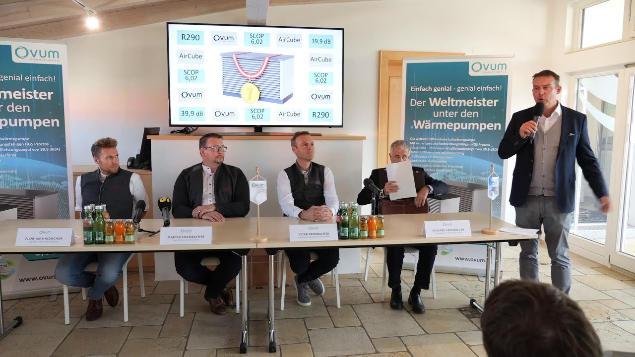 Pressekonferenz zu der neuen Baureihe ACP - R290