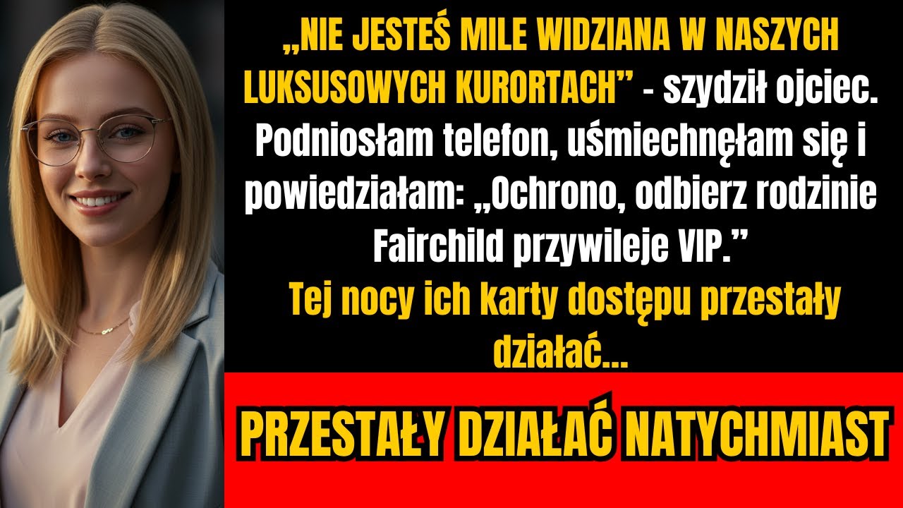 Na mojej recepcji rodzina upokorzyła mnie — nie wiedząc, że jestem szefem całej korporacji