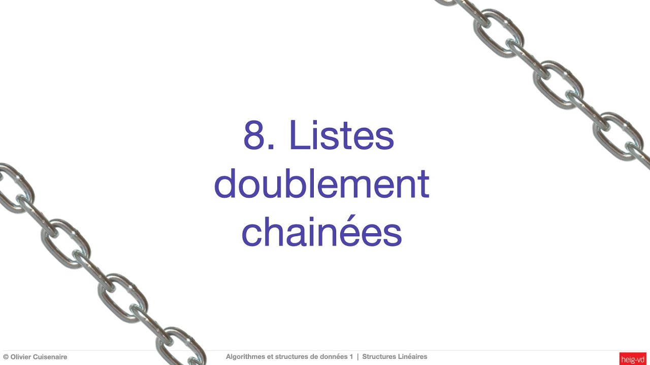 4.8 - Listes doublement chainées