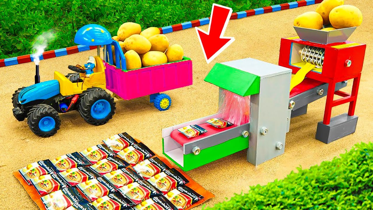 How to process and package potatoes with diy machines