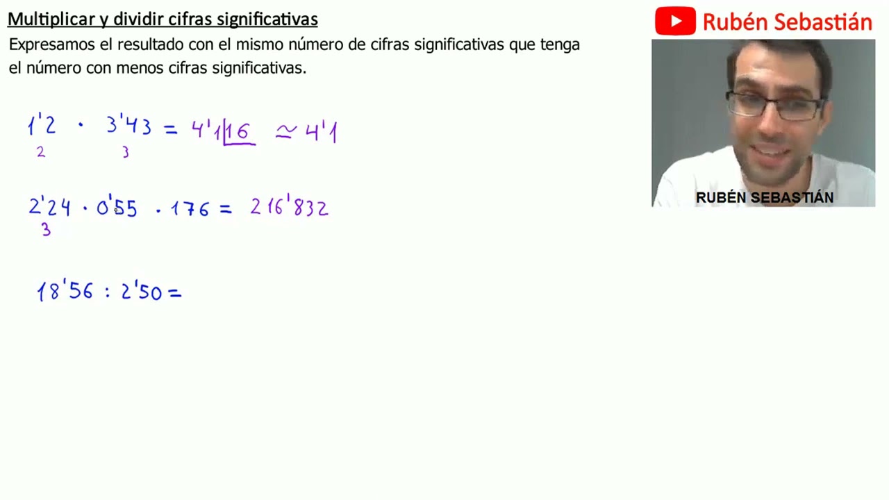 CIFRAS SIGNIFICATIVAS: MULTIPLICACIÓN Y DIVISIÓN