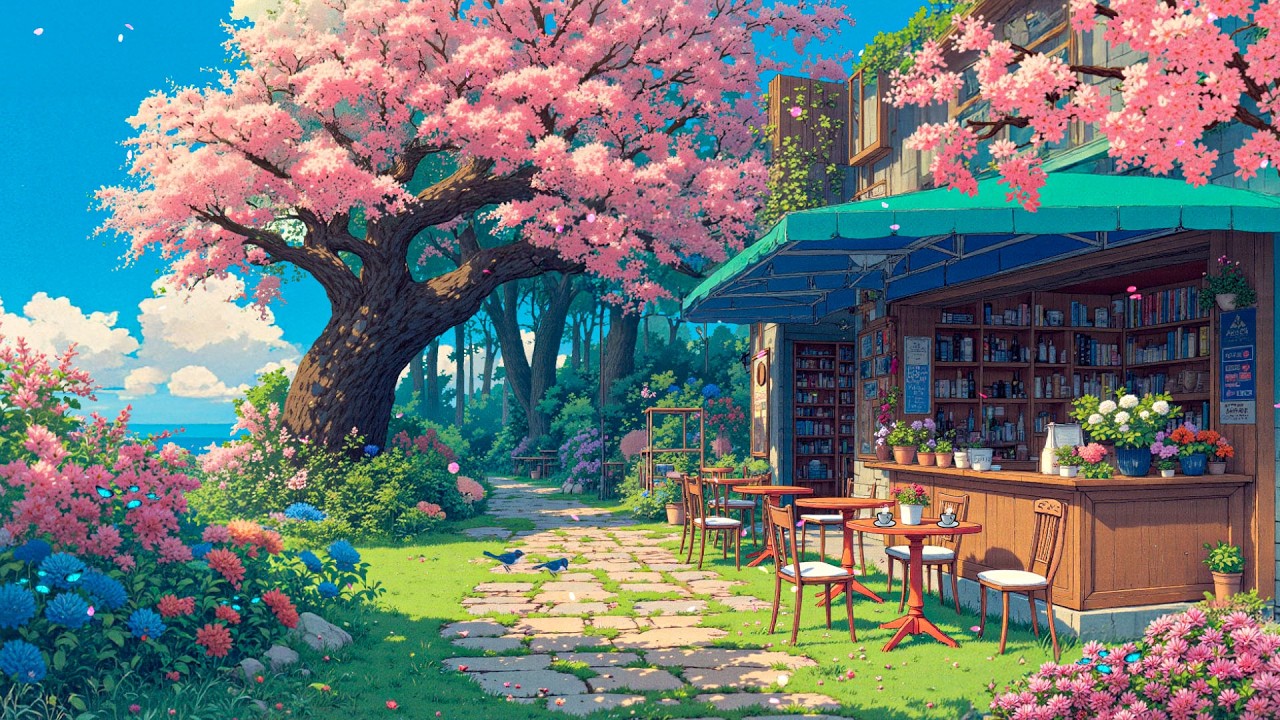A Peaceful Day 🍀 Chill with Spring 🌷 Lofi Coffee ☕ to [ Relax / Chill / Sleep ] 🎵 Lo-fi Soft Music