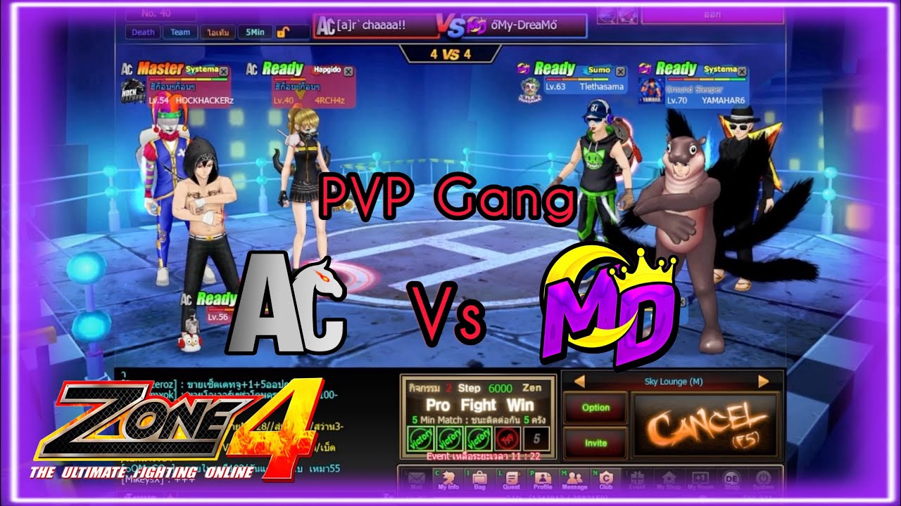 Zone4 Extreme : PVP GANG AC vs MD