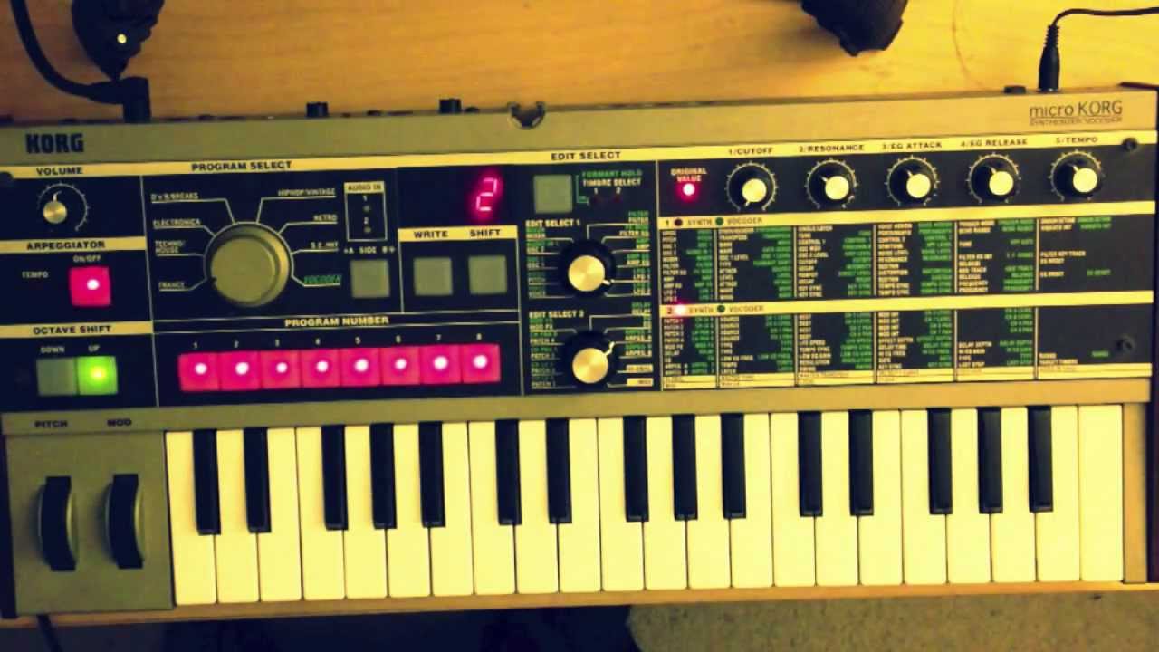Microkorg Tutorial Part 8: Arpeggiator