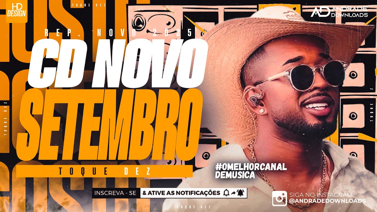 TOQUE DEZ - TA NA CARA DELE - SETEMBRO - ( MÚSICAS NOVAS ) @AndradeDownloads​
