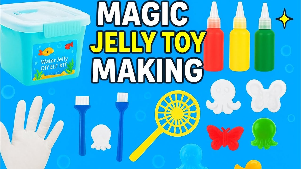 DIY Water Jelly Elf Kit | Fun Science & Craft Activity for Kids
