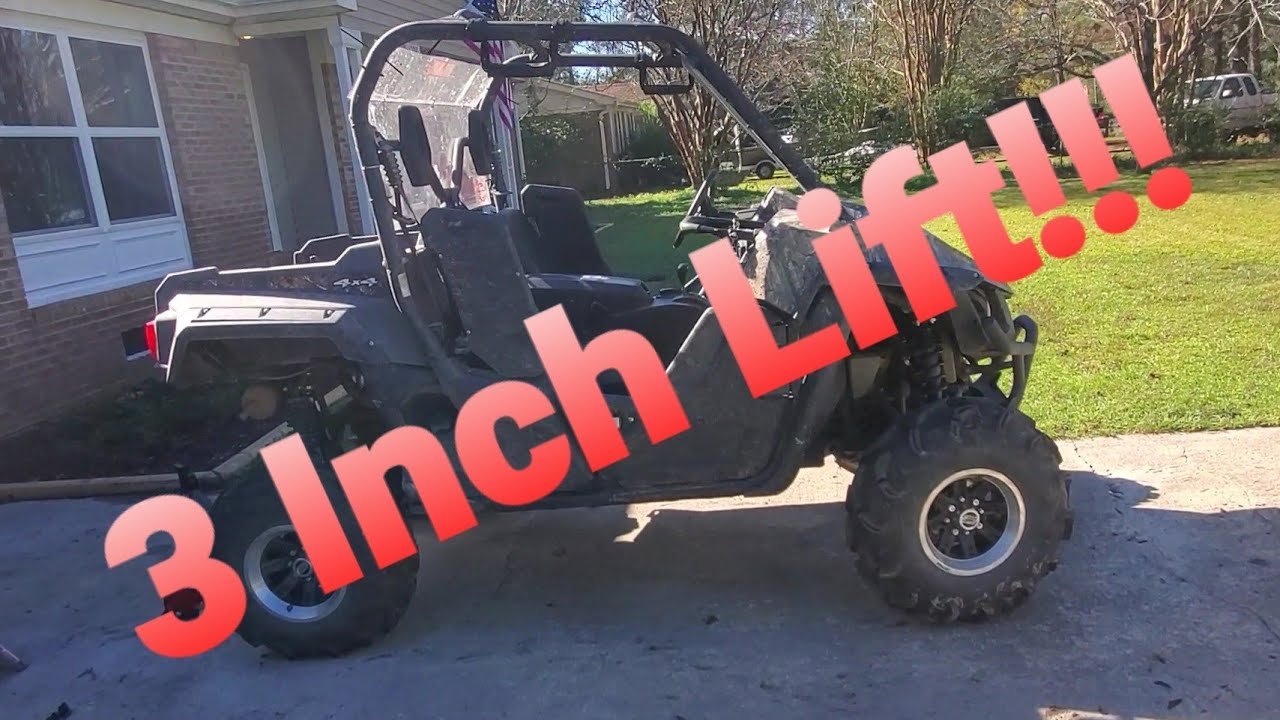 3 inch Highlifter lift on the 2017 Wolverine 700