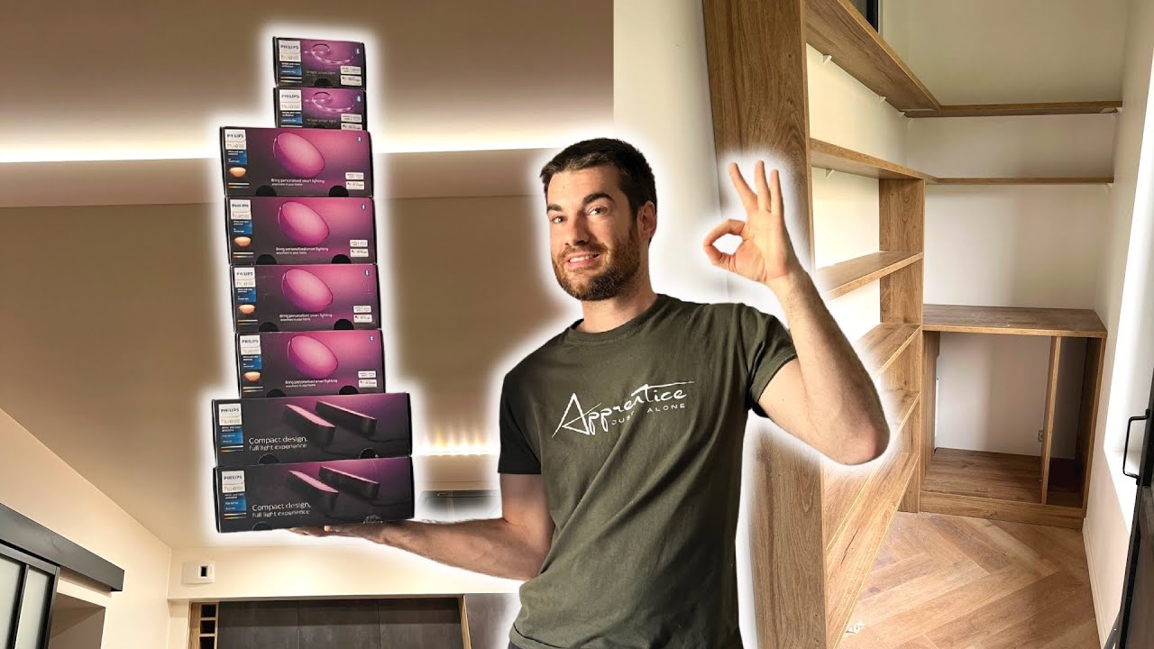 ON CONNECTE TOUT EN PHILIPS HUE + FABRICATION D’UN CELLIER SUR MESURE - EP 66