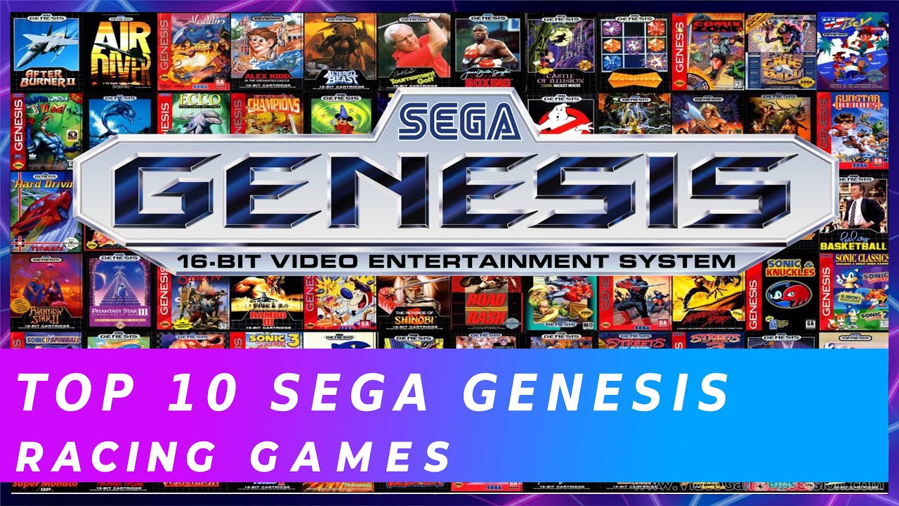 Top 10 SEGA Genesis OR MegaDrive Racing Games