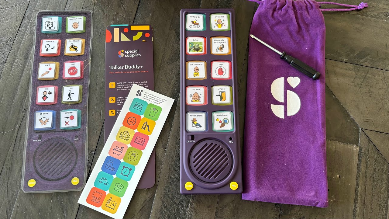 Talker Buddy + by Special Supplies - less than $20 mid-tech AAC (pros & cons)